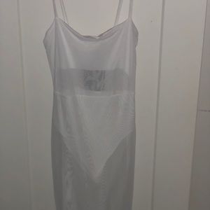 Pretty little things Sexy mesh white dress